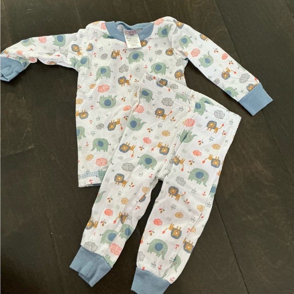 Swiggles Animal Print Pajama Set - Picture 1 of 3